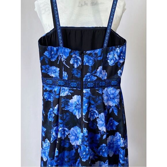 Alice + Olivia Florence Floral High-Low Gown size 4 - Picture 8 of 15